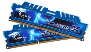 Memorii G.SKILL RipjawsX Blue 16GB 2x8GB DDR3 1600MHz CL9 Dual Channel Kit 