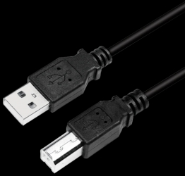 Cablu LOGILINK pentru imprimanta USB 2.0 la USB 2.0 Type-B 2m negru 