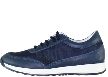 Pantofi sport copii piele naturala - Melania bleumarin - Marimea 34