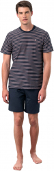 Pijama de barbati Vamp 18624 XL bumbac albastru 