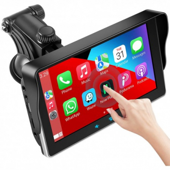 Sistem Multimedia Techstar and reg Apple Carplay/Android Ecran tactil 7 inch 1080P Full HD Bluetooth Mirror Link 