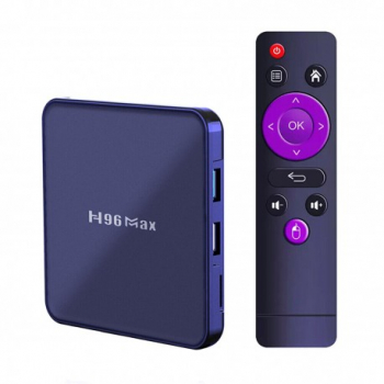 TV Box Media Player Techstar® H96 Max V12 4K RAM 4GB DDR3 ROM 64GB Android 12 RK3318 Quad Core WiFi dua 