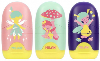 Ascutitoare cu Radiera Milan Fairy Tale - ADAC4701116FR 
