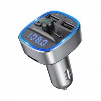 Modulator FM Techstar® T35 Wireless Quick Charge Bluetooth 5.0 Microfon Integrat Slot MicroSD 