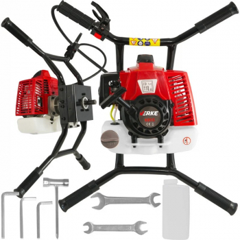 Motoforeza de pamant 3.3CP motor 2 timpi VERKE 62cc V90042 CUPLU MARE 