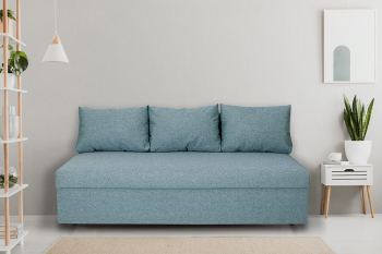 Canapea Extensibila Cu Lada Depozitare Vario Albastru 191 x 98 x 80 Cm 