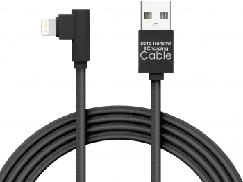 Cablu de date - Lightning Gamer 90 design negru - 2 m - 2 A 