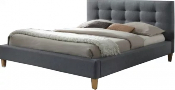 Pat tapitat Texy1 Grey 140x200cm gri deschis 