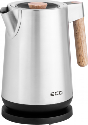 Fierbator electric ECG RK 1767 Strix Timber 1.7 litri 2200 W otel inoxidabil si elemente din lemn 