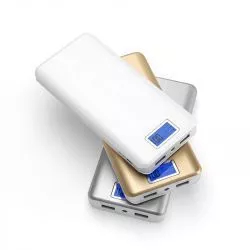 Power Bank 20000 mah cu 2 iesiri usb si LCD 