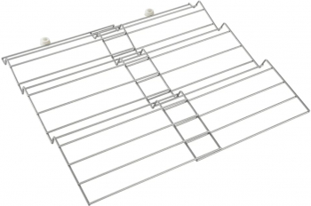 Organizator de condimente pentru sertar X-Pand set 2 bucati 26/51x42x3 cm gri 