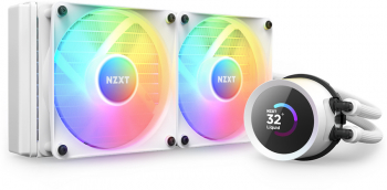 Cooler procesor NZXT Kraken 240 RGB, Alb 120 mm RL-KR240-W1 