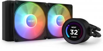 Cooler procesor NZXT Kraken Elite 240 RGB, Negru 2 x 120 mm RL-KR24E-B1 