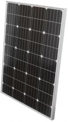 Panou solar fotovoltaic de 100W Monocristalin 120 x 54 x 3 cm 36 celule Cadru din aluminiu anodizat Negru 