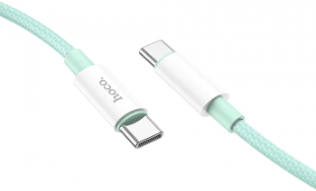 Cablu de Date Type C la Type C 3A 1m Hoco True Color X68 Verde 