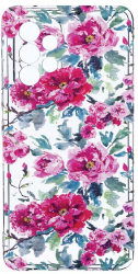 Husa Bestcase comp cu Samsung Galaxy A53 5G Pastel Colors Collection Flowers 2MM Soft Silicon prot cam T 507 