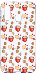 Husa Bestcase comp cu Samsung Galaxy A40 Xmas 2MM Soft Silicon prot cam T 343 