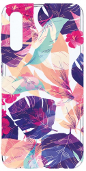 Husa Bestcase comp cu Samsung Galaxy A50 / A30s / A50s Tropical Flowers 2MM Soft Silicon prot cam T 71 