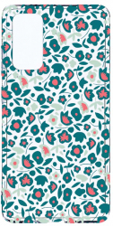Husa Bestcase comp cu Samsung Galaxy S20 FE Green Flowers Pattern 2MM Soft Silicon prot cam T 632 