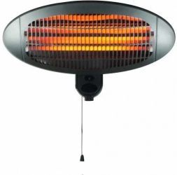 Incalzitor terasa Well cu quartz 2000W montabil pe perete 