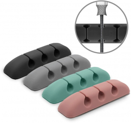 Organizator cabluri pachet 4 buc x 3 Slots Ringke Multicolor 