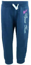 Pantaloni sport pentru fete Wendee OZ16188-2-146 Bleumarin 