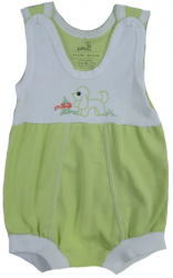 Salopeta de vara pentru copii Pifou 66-25-66-70-cm Verde 