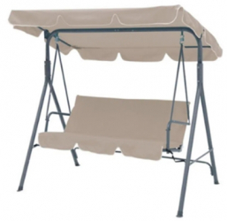 Balansoar OMC metal 165 x 108 x 150 cm crem 