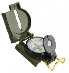 Busola militara capac de protectie lupa 8x5.8x2.5 cm verde 