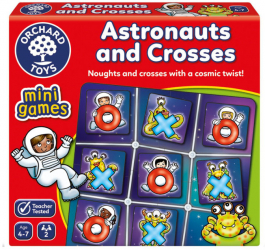 Joc de societate Astronauti și Extraterestii X și 0 Orchard Toys