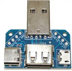Modul adaptor Micro USB USB A soclu USB A mufa USB C OKY3447-9 