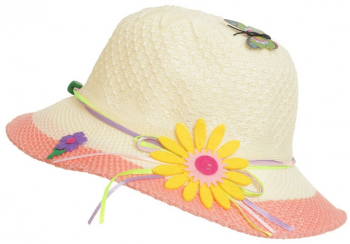 Palarie de paie pentru copii PAMI PC-0223-235-bej 52 cm Bej 