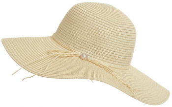 Palarie de paie pentru dama PAMI PD-0223-209-bej 56 cm Bej 