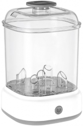 Sterilizator pentru biberoane sticle 5 pozitii timp pentru sterilizare 8 min LED 500 W alb