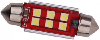 Bec auto C5W Sofit cu 6 led-uri 39mm 