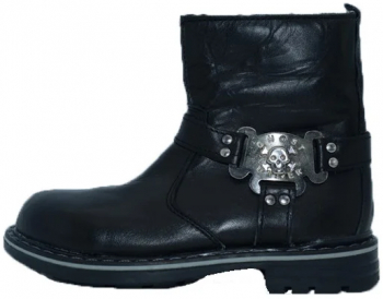 Cizme imblanite din piele pentru copii CZ30-33774-29 