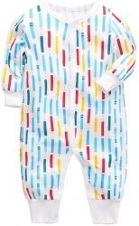 EASYMOM Pijama capse Dungi Colorate 