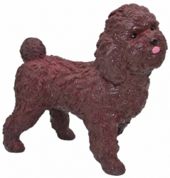 Figurina caine Pudel 13 cm Mini Junior 060623-3 Visiniu 