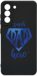 Husa Bestcase comp cu Samsung Galaxy S21 FE Superhero Dad SLIM 1.2MM Microfibra prot cam PB 182 