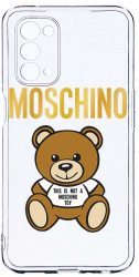 Husa Bestcase compatibila cu OPPO A54 5G Its Not a Moschino Bear 2MM Soft Silicon prot cam T 880 