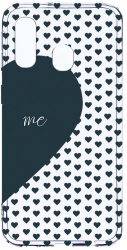 Husa Bestcase Compatibila cu Samsung Galaxy A20e Love Me 2MM Soft Silicon prot cam T 100 