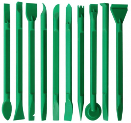 Kit 10 unelte din plastic pentru demontare telefoane mobile BST-041 