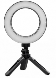 Mini suport trepied pentru telefon rotire 360 grade CU Ringlight 6 inch 