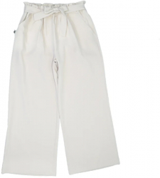Pantaloni eleganti pentru fete Mini Junior IGM-5-158 Crem 