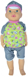 Papusa baietel 60 cm pentru fete 3+ ani Mini Junior 056228-3J Multicolor 