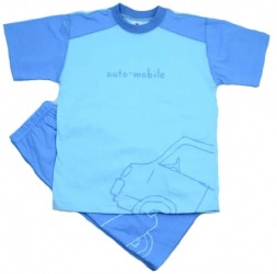 Pijama de vara pentru baieti Marcinkowski MRKW2-128 Albastru 