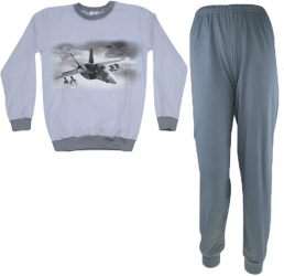 Pijama pentru baieti Marcinkowski 406355G-128 Gri 
