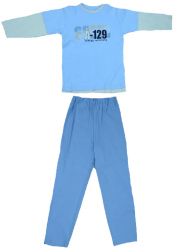 Pijama pentru baieti Marcinkowski PBMK2-AL-116 Albastru 