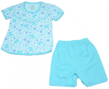 Pijama pentru fete Pifou PFP3-AL-116 Albastru 