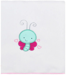 Prosop de baie 70 x 120 cm pentru fete Koala Recznik 05-893 Alb 